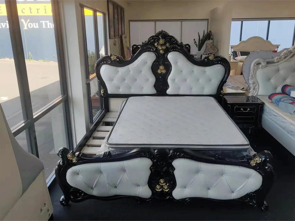 Experience-Ultimate-Luxury-with-the-European-style-Tufted-Rococo-Bedroom-Set Super Outlets