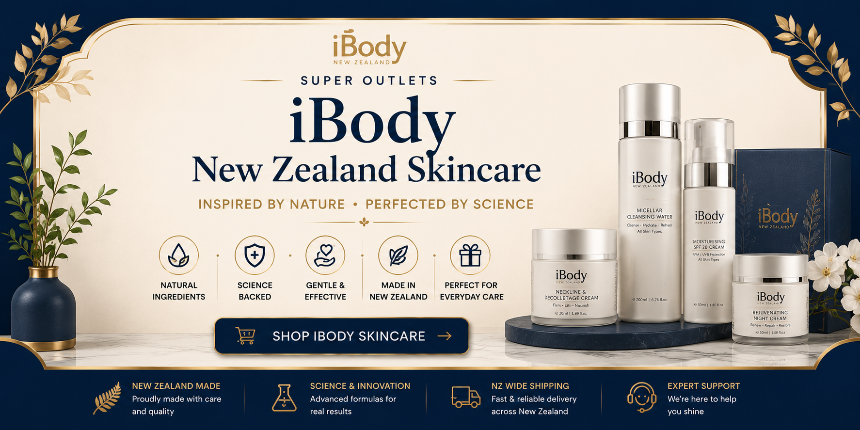 iBody New Zealand Skincare | Premium skincare made in New Zealand
