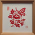 Warm Home Paper Cutting Art | Handmade Chinese Butterfly and Peony Wall Decor - Super Outlets