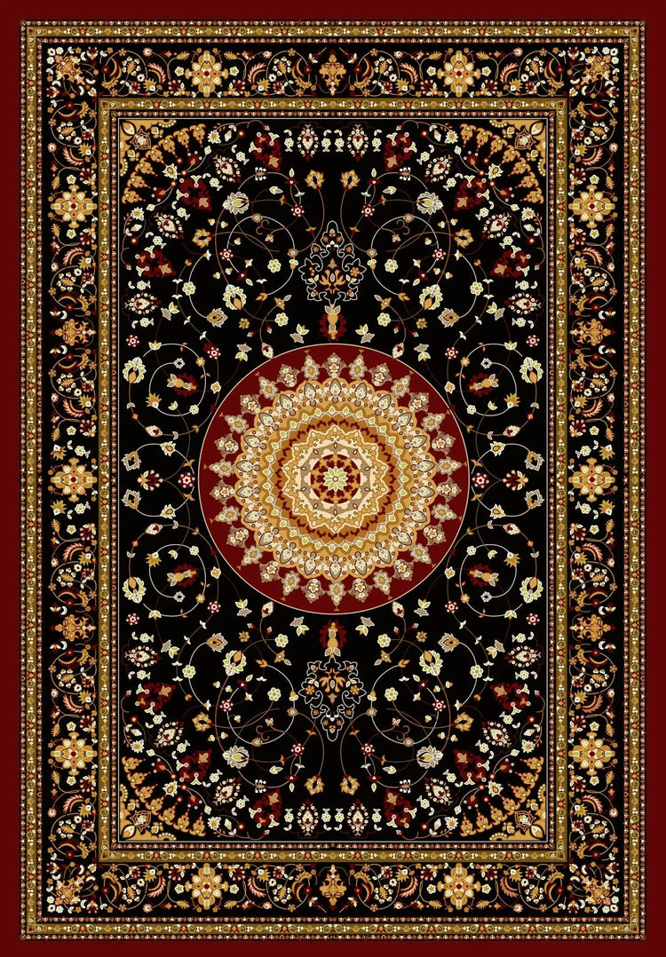 OS 06 Persian Style Premium Quality Anti slip Floor Rug - Super Outlets - Super Outlets