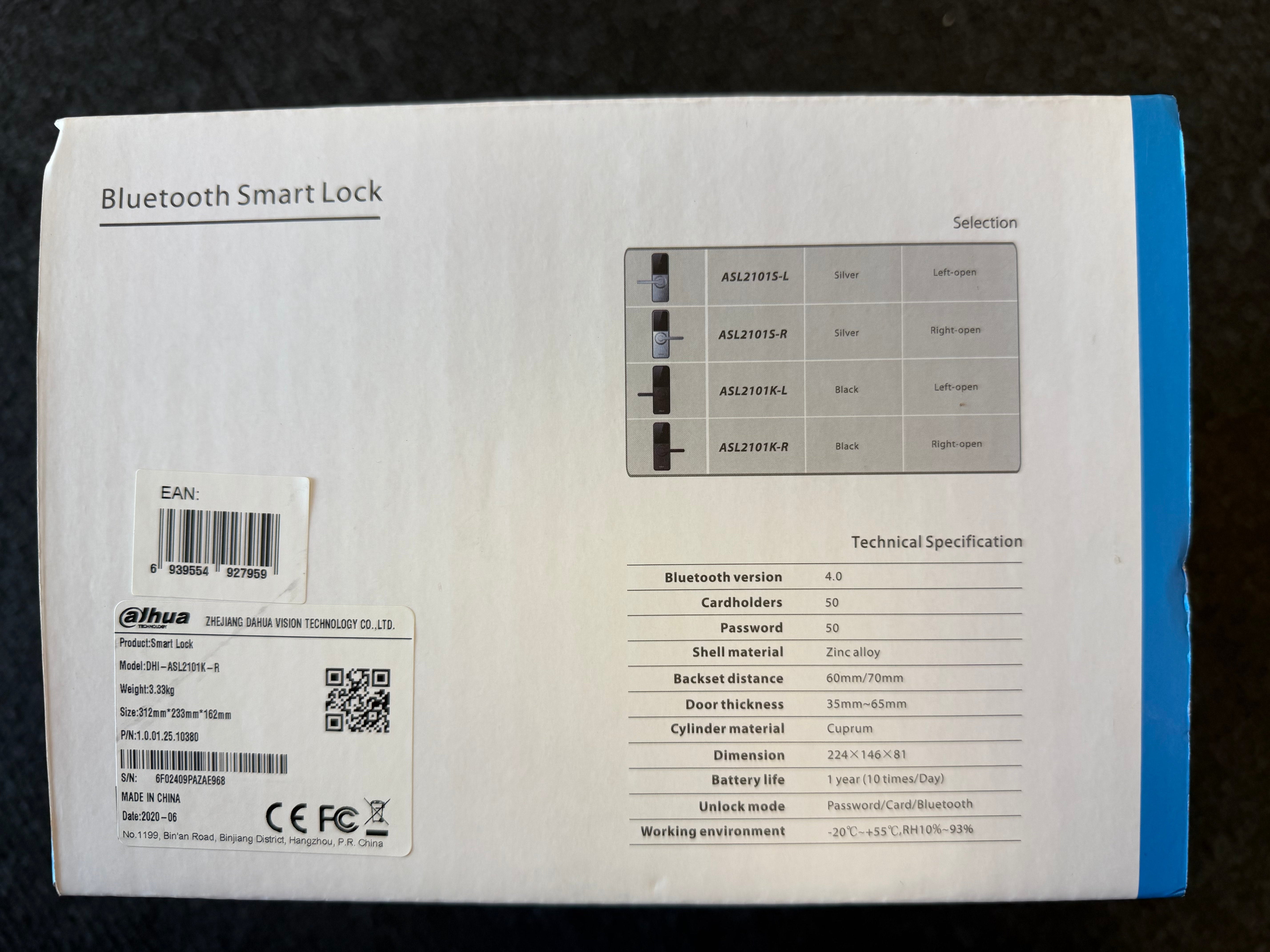 Dahua Lite Bluetooth Smart Lock Super Outlets