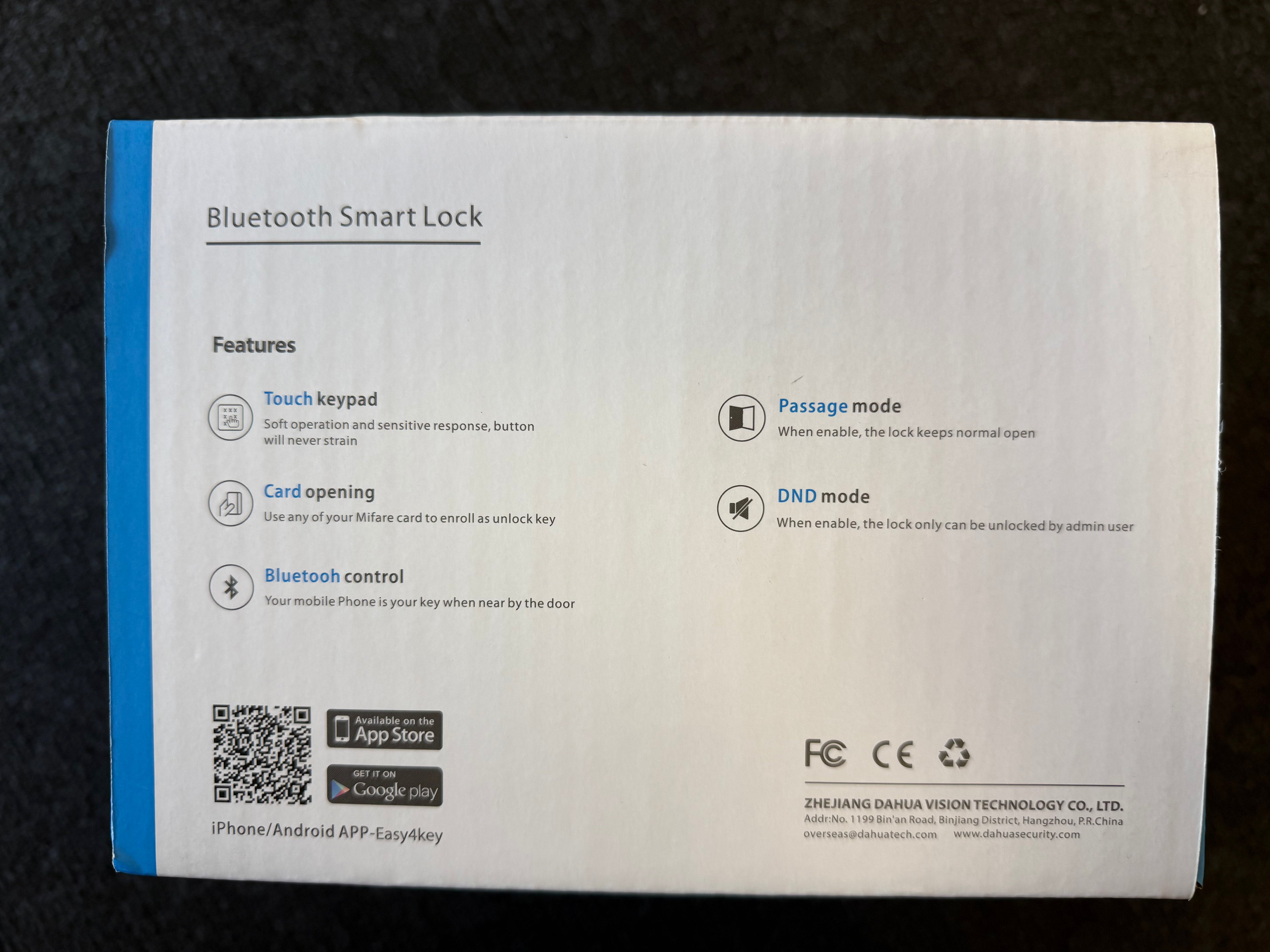 Dahua Lite Bluetooth Smart Lock Super Outlets