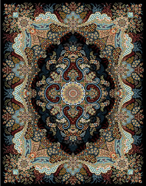 OS 03 Persian Style Premium Quality Anti slip Floor Rug - Super Outlets - Super Outlets