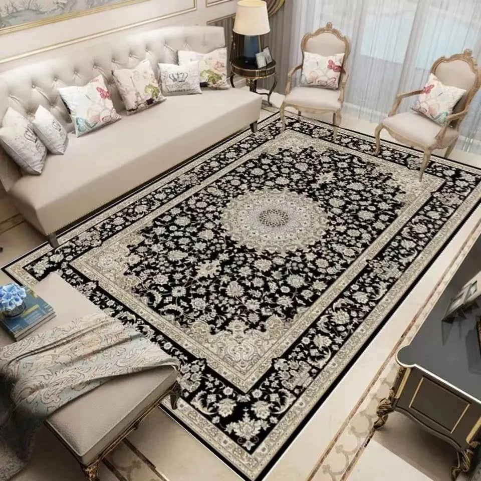 OS 02 Persian Style Premium Quality Anti slip Floor Rug - Super Outlets - Super Outlets