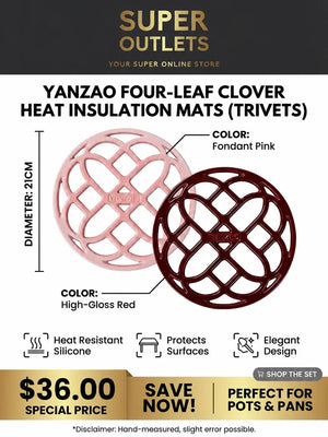 21cm Silicone Trivet – Heat-Resistant Pot Mat Super Outlets