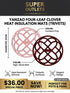 21cm Silicone Trivet – Heat-Resistant Pot Mat Super Outlets