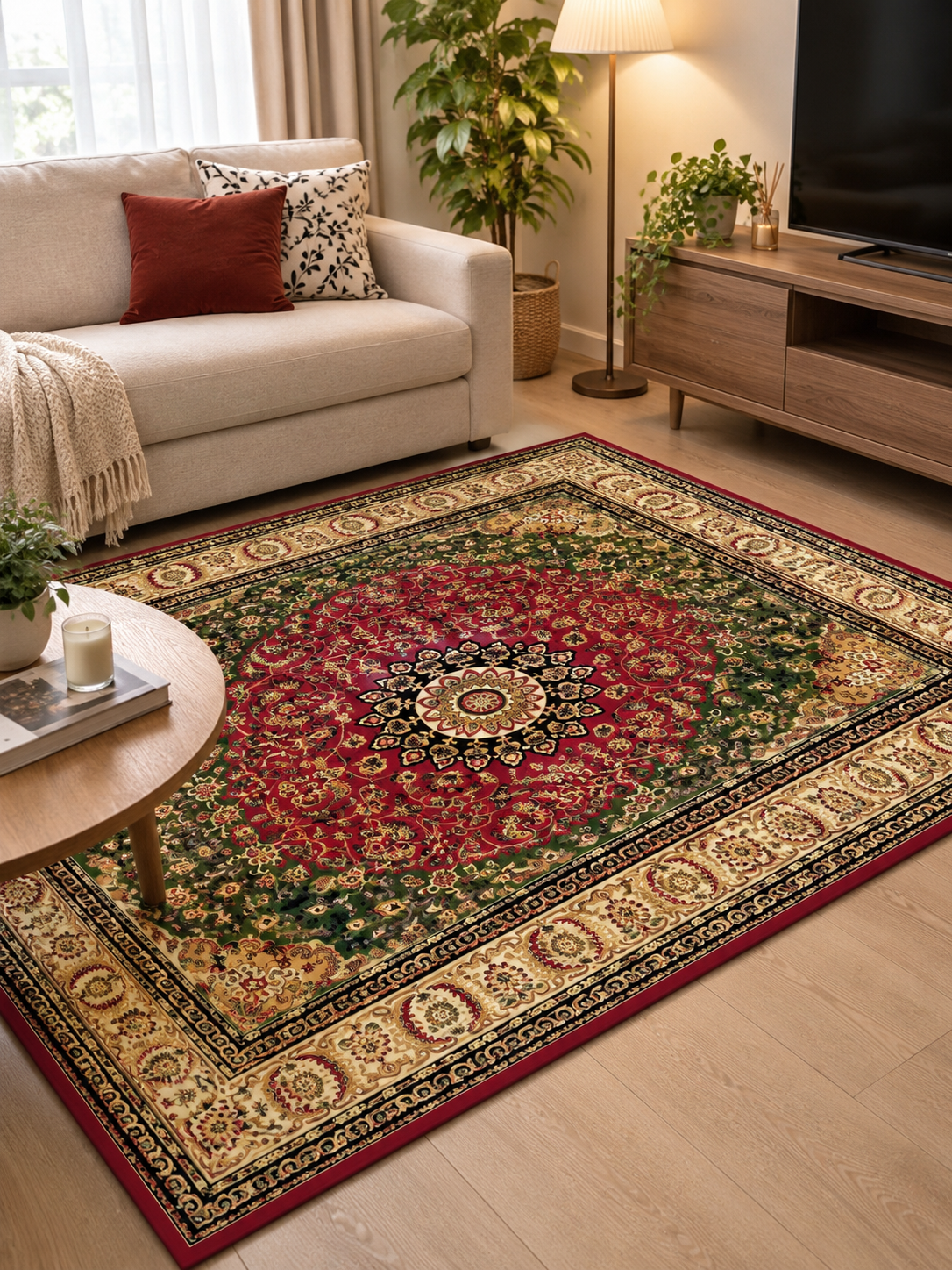 OS 04 Persian Style Anti-Slip Floor Rug The Carpet Maker