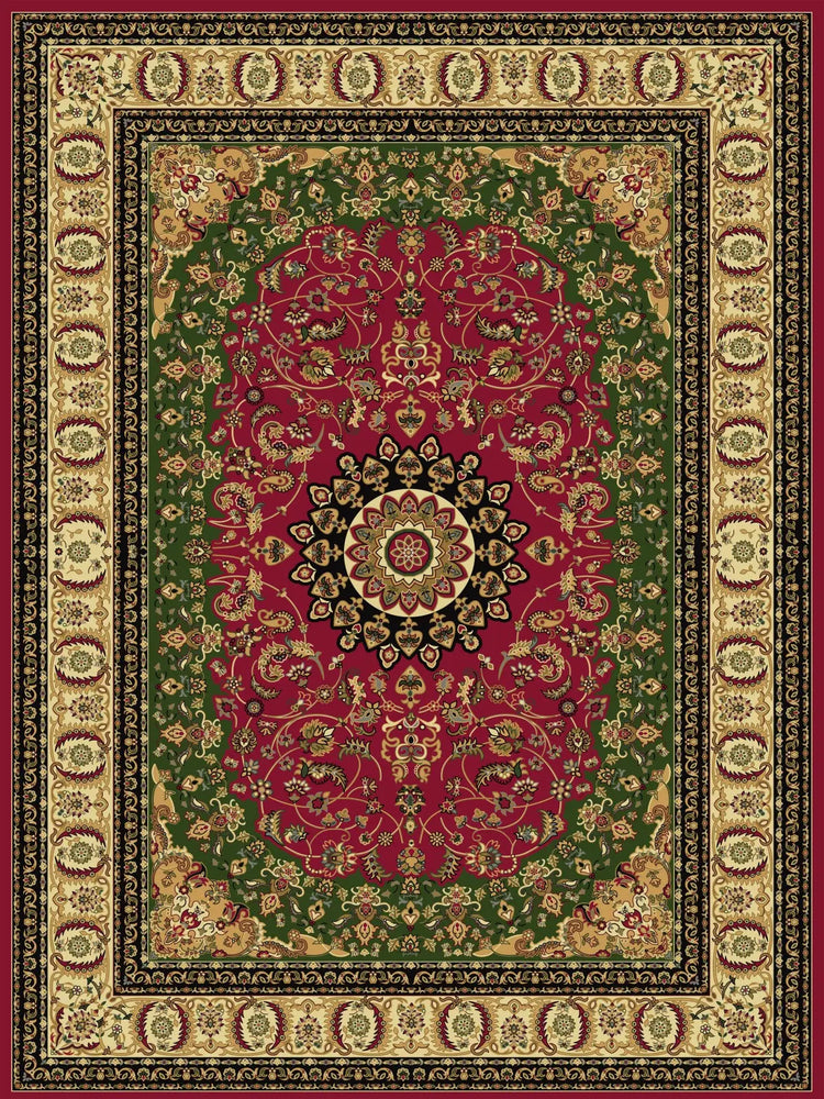 OS 04 Persian Style Premium Quality Anti slip Floor Rug - Super Outlets - Super Outlets