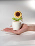 Handmade Sunflower Crochet Pot | Cute DIY Crochet Plant Decor - Super Outlets