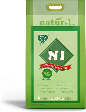Nature Live Tofu Cat Litter 6L/2.6kg - Natural, Biodegradable, Clumping, and Odor-Control Plant-Based Cat Litter - Environmentally-Friendly, Low-Tracking (Charcoal) Super Outlets
