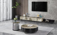 722 - Modern Style Sintered stone Top Coffee Table & TV unit Lounge entertainment set Heyday furniture