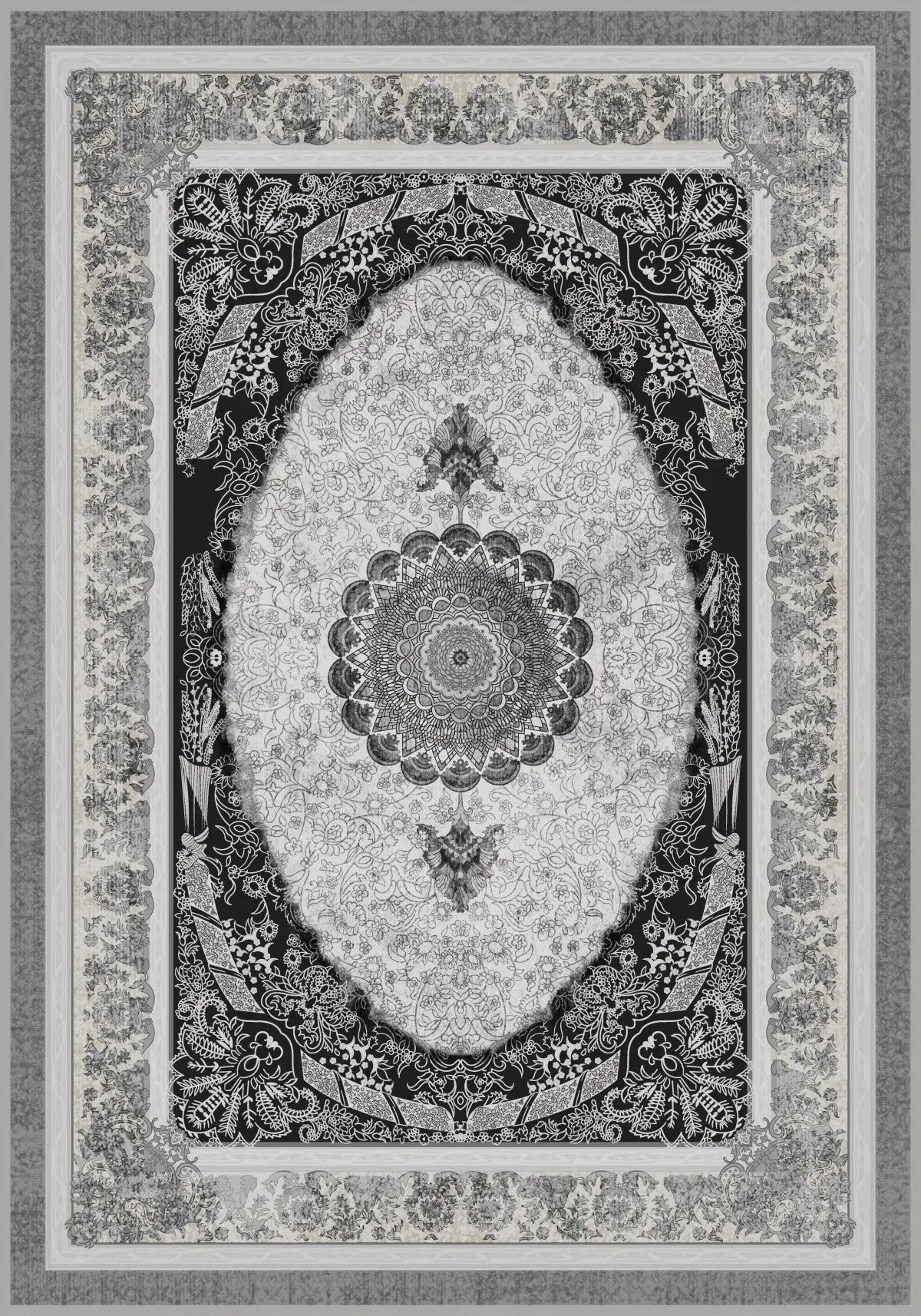 MO 05 Luxury Faux Cashmere Floor Rug – Ultra Soft, Thick & Non-Slip - Super Outlets