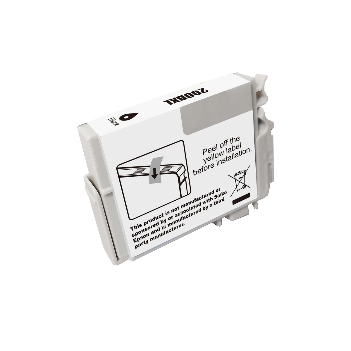 Compatible Epson 200XL Black Ink Cartridge - AS-200BXL