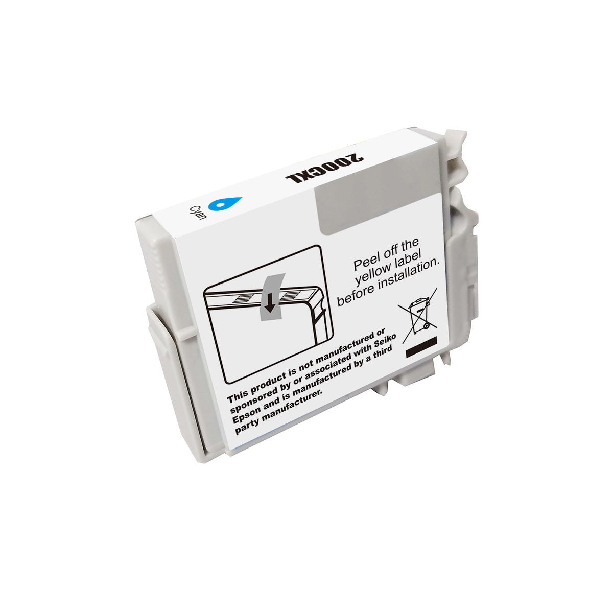 Compatible Epson 200XL Cyan Ink Cartridge - AS-200CXL