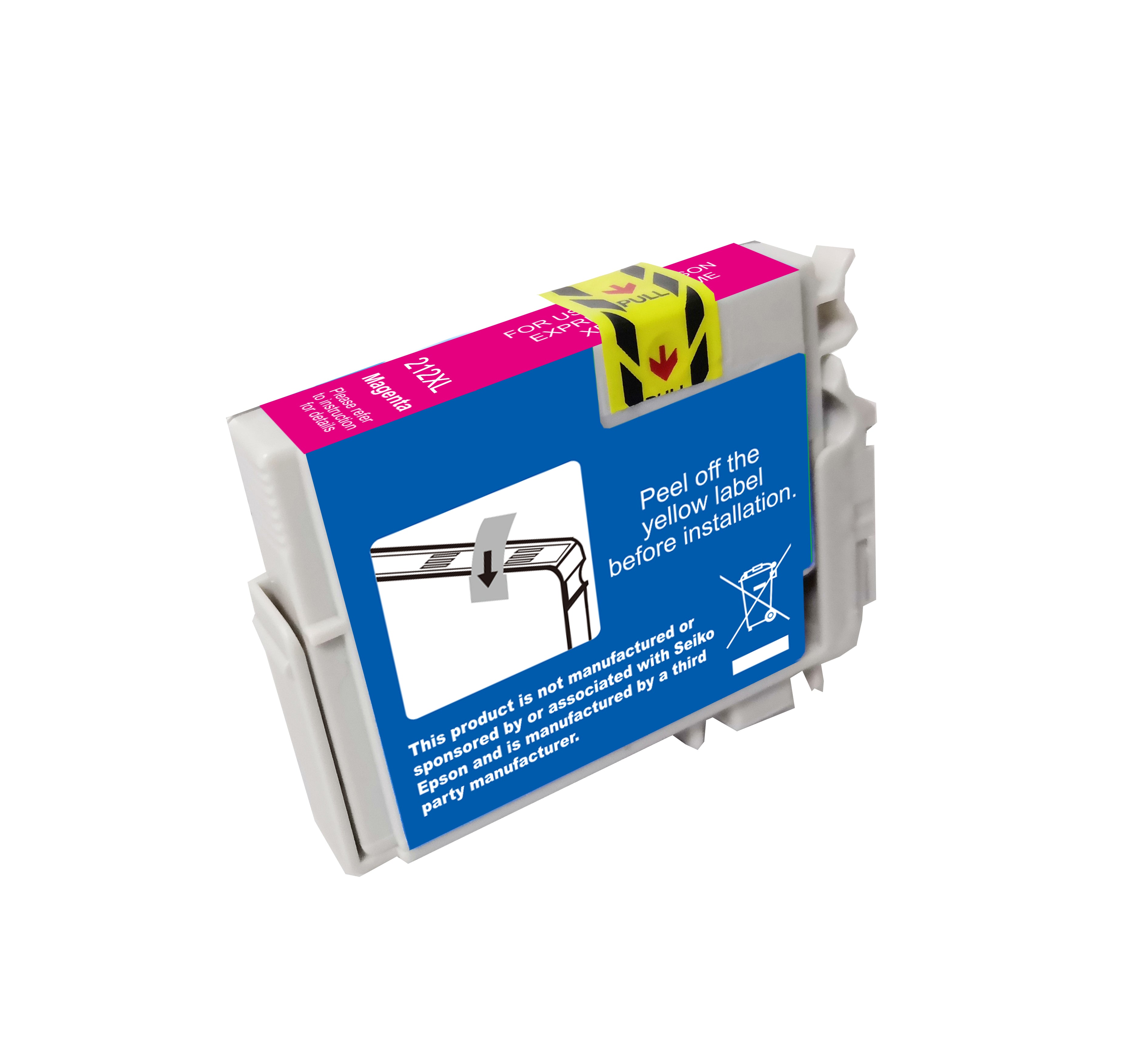 Remanufactured Epson 212XL Magenta Ink Cartridge - AS-212MXL