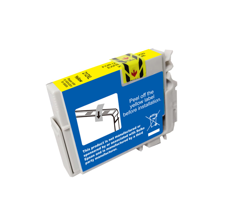 Remanufactured Epson 212XL Yellow Ink Cartridge - AS-212YXL