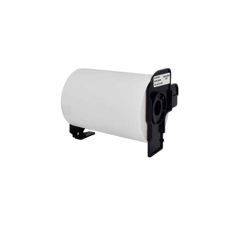 Compatible Brother DK-11241 Large Shipping Label Roll - 102 x 152mm - Black on White - AS-BDK11241