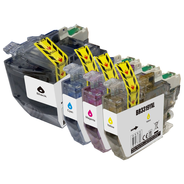 Compatible Brother LC3319XL / LC3317 Ink Cartridge Value Pack - Black Cyan Magenta Yellow - AS-BR3319XLVP