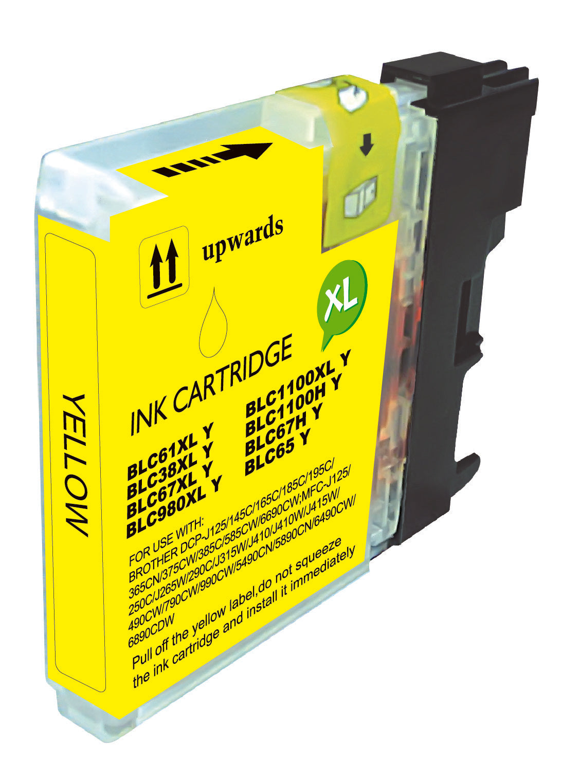 Compatible Brother LC38 / LC67 Yellow Ink Cartridge - AS-BR38/67Y