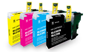 Compatible Brother LC39 Ink Cartridge Value Pack - Black Cyan Magenta Yellow - AS-BR39VP