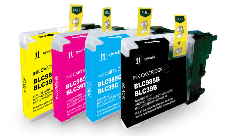 Compatible Brother LC39 Ink Cartridge Value Pack - Black Cyan Magenta Yellow - AS-BR39VP