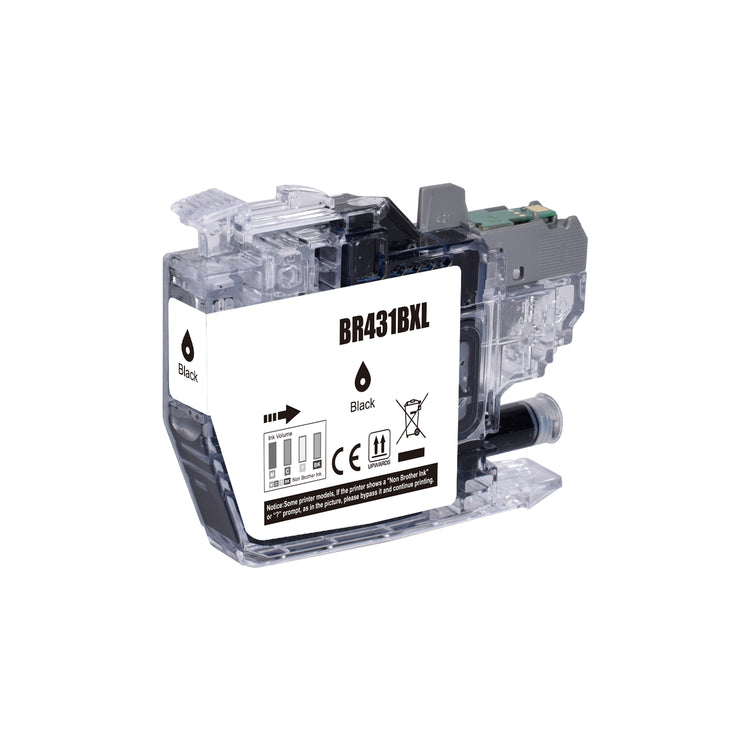 Compatible Brother LC431XL Black Ink Cartridge - AS-BR431BXL