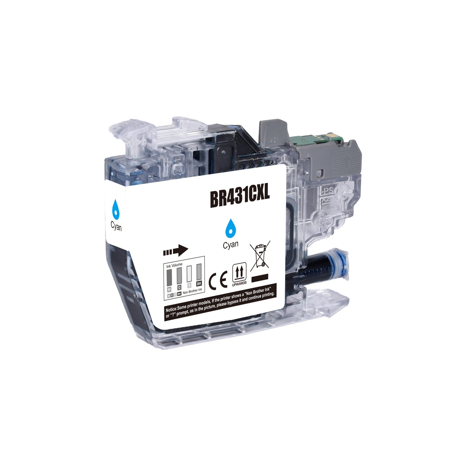 Compatible Brother LC431XL Cyan Ink Cartridge - AS-BR431CXL