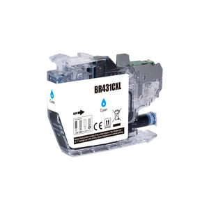 Compatible Brother LC431XL Cyan Ink Cartridge - AS-BR431CXL