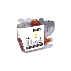 Compatible Brother LC431XL Yellow Ink Cartridge - AS-BR431YXL