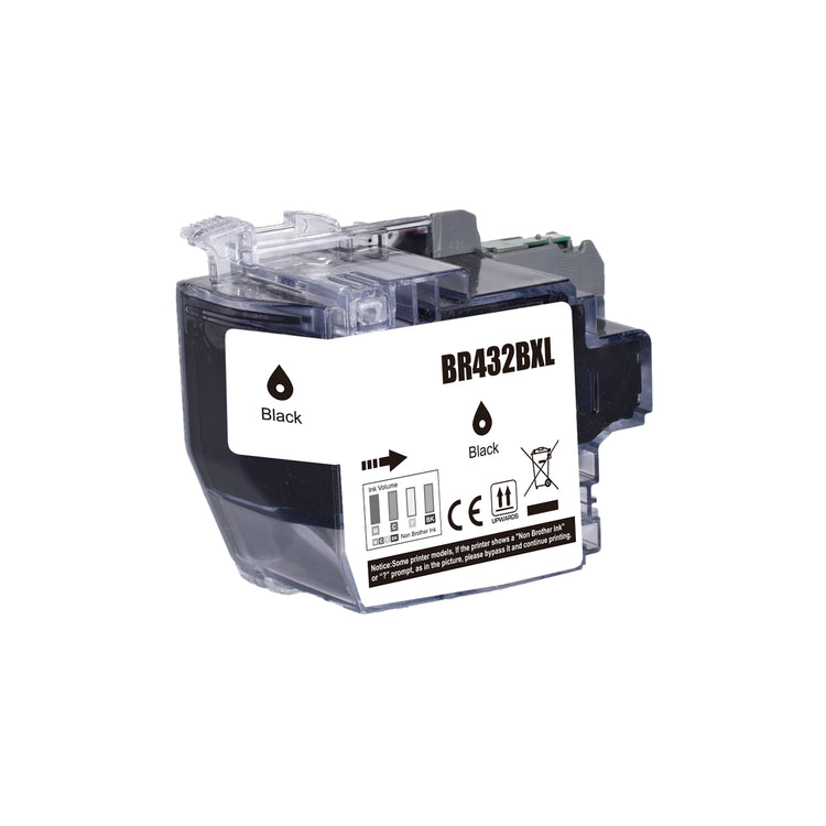 Compatible Brother LC432XL Black Ink Cartridge - AS-BR432BXL