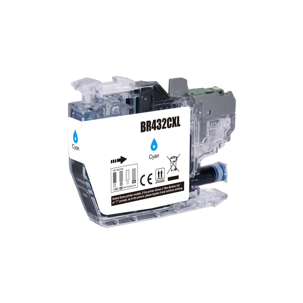 Compatible Brother LC432XL Cyan Ink Cartridge - AS-BR432CXL