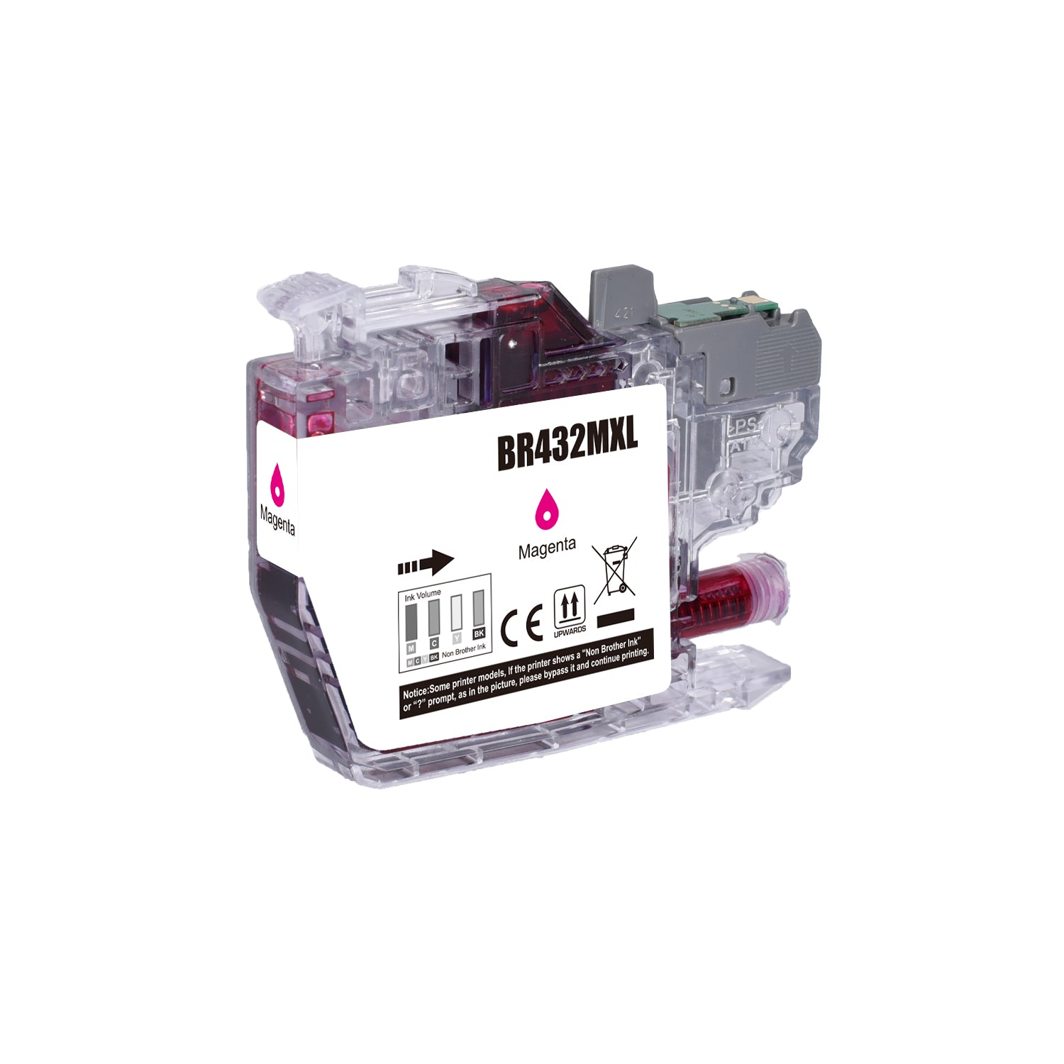 Compatible Brother LC432XL Magenta Ink Cartridge - AS-BR432MXL