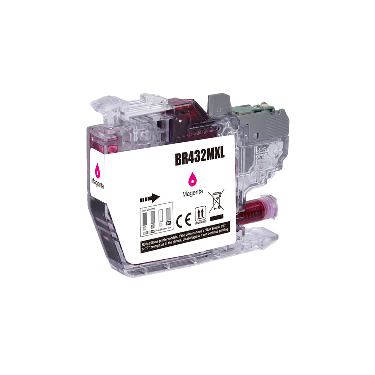 Compatible Brother LC432XL Magenta Ink Cartridge - AS-BR432MXL