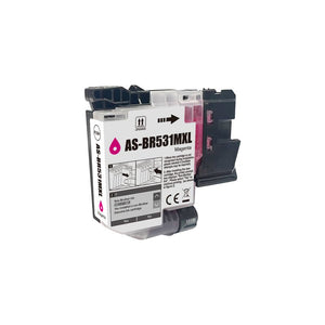 Compatible Brother LC531XL Magenta Ink Cartridge - AS-BR531MXL