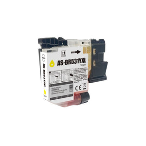 Compatible Brother LC531XL Yellow Ink Cartridge - AS-BR531YXL