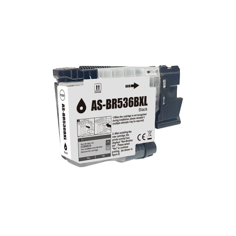 Compatible Brother LC536XL Black Ink Cartridge - AS-BR536BXL