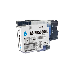 Compatible Brother LC536XL Cyan Ink Cartridge - AS-BR536CXL
