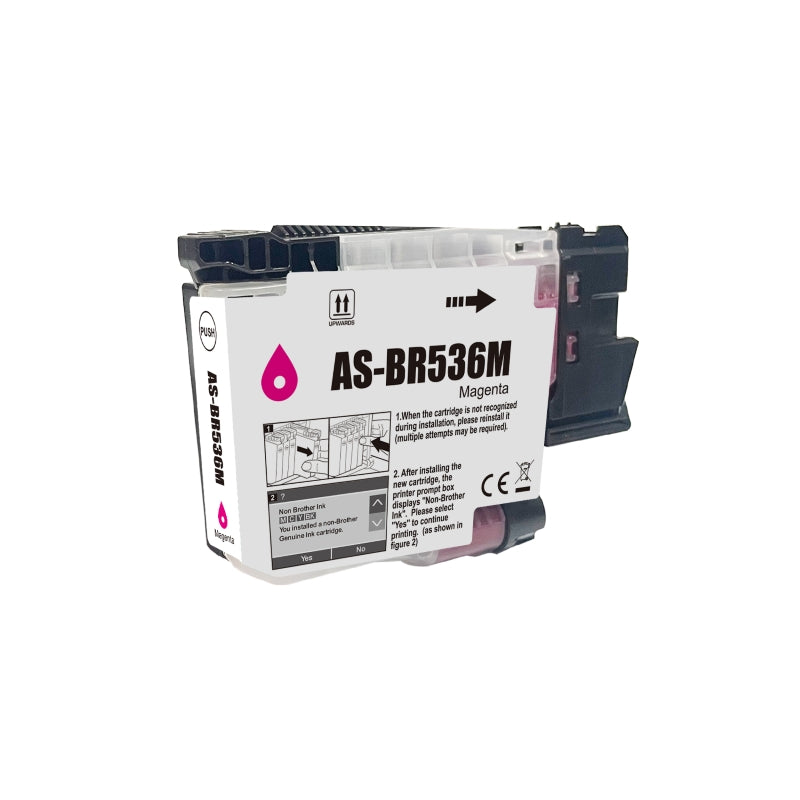Compatible Brother LC536 Magenta Ink Cartridge - AS-BR536M