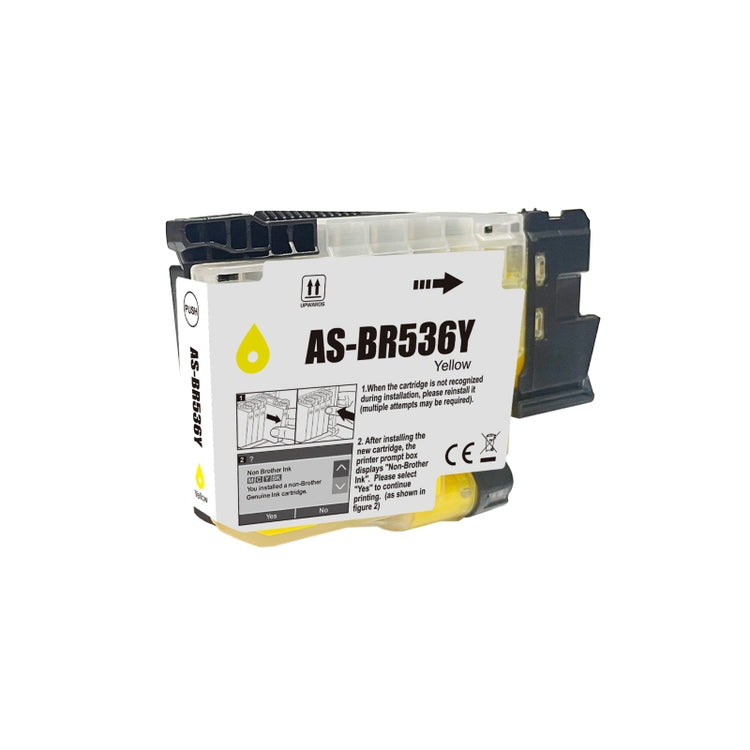 Compatible Brother LC536 Yellow Ink Cartridge - AS-BR536Y