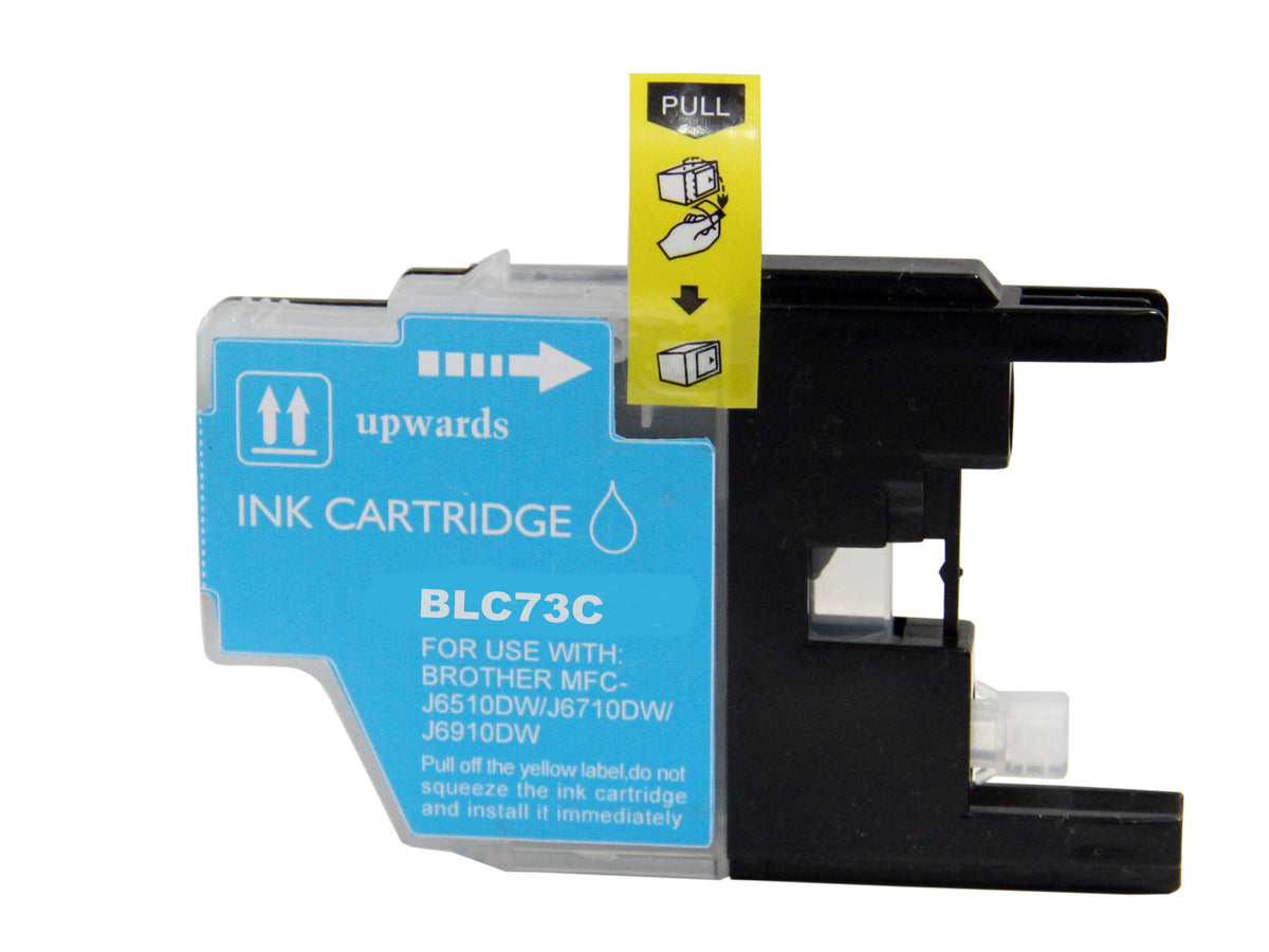 Compatible Brother LC73 Cyan Ink Cartridge - AS-BR73C