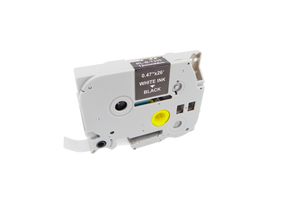 Compatible Brother TZE335 Label Tape - White on Black - 12mm x 8m - AS-BTZE335