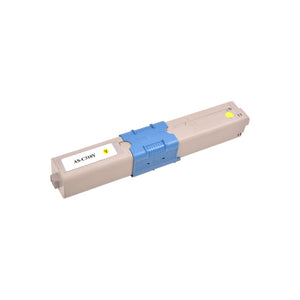 Compatible OKI C310 Yellow Toner Cartridge - AS-C310Y