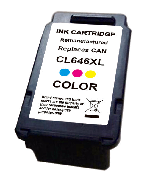Remanufactured Canon CL646XL Tri-Colour Ink Cartridge - AS-CL646XL