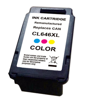 Remanufactured Canon CL646XL Tri-Colour Ink Cartridge - AS-CL646XL