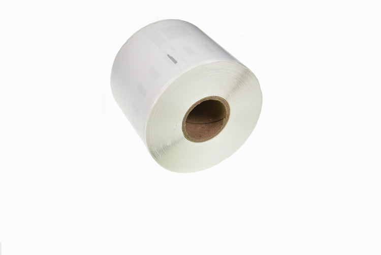 Compatible Dymo LW99014 Label Roll Black on White 54mm x 101mm - AS-DLW99014