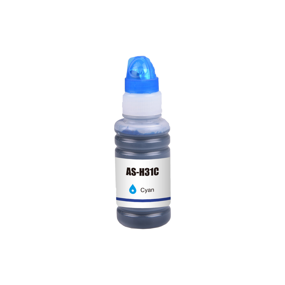 Compatible HP 31 SmartTank Cyan Ink Bottle 70ml - AS-H31C
