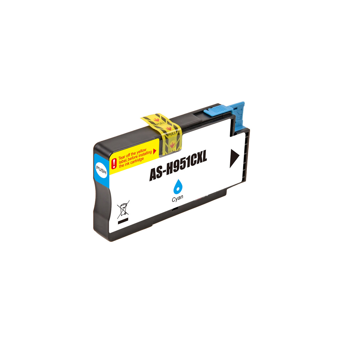 Compatible HP 951XL Cyan Ink Cartridge - AS-H951CXL