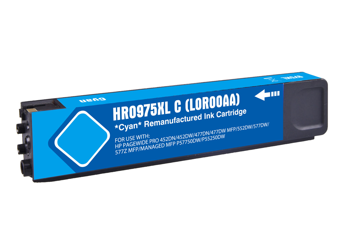 Remanufactured HP 975X High Yield Cyan Ink Cartridge - AS-H975CXL