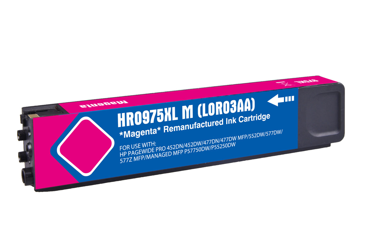 Remanufactured HP 975X High Yield Magenta Ink Cartridge - AS-H975MXL