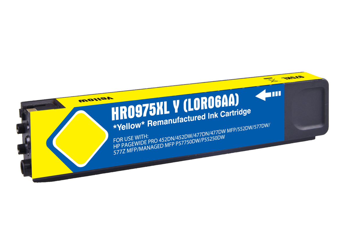 Remanufactured HP 975X High Yield Yellow Ink Cartridge - AS-H975YXL